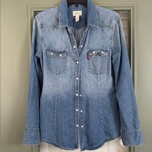 Levi's Classic Blue Denim Shirt